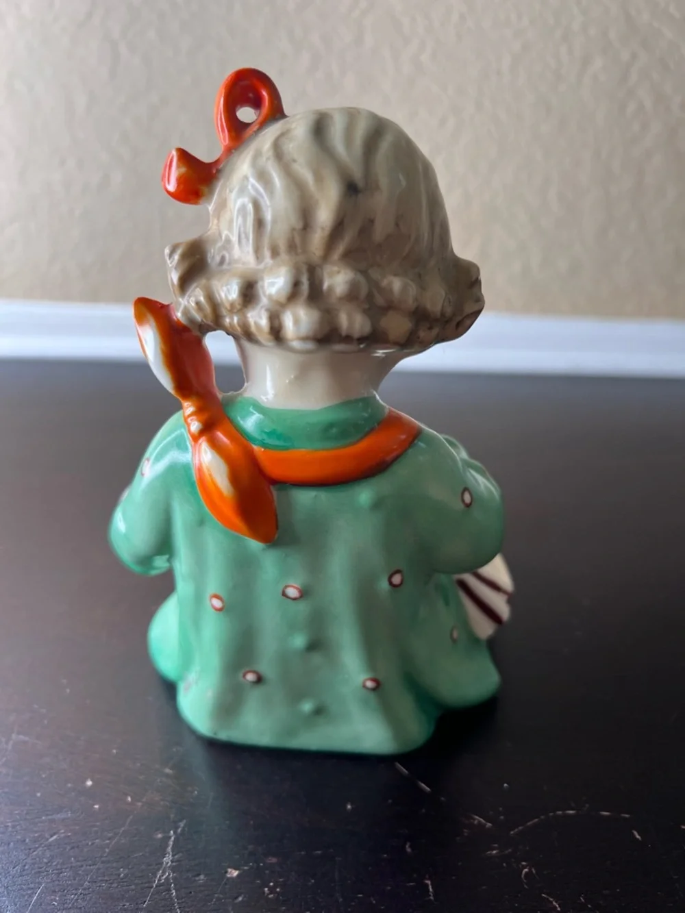 Vintage 1950s Made in Japan Bookworm Girl Figurine Reading Little Red Riding